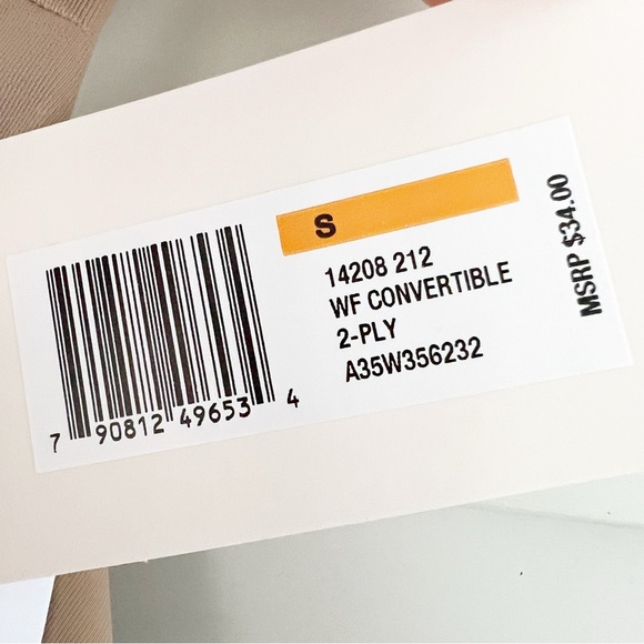 NWT True & Co Wireless Convertible Nude Bra, Small - Picture 4 of 6